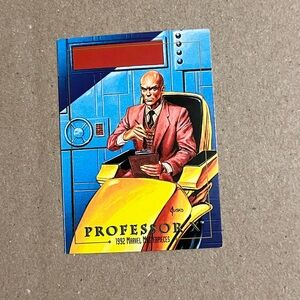1992 Skybox Marvel Masterpieces Professor X #66 Trading Card